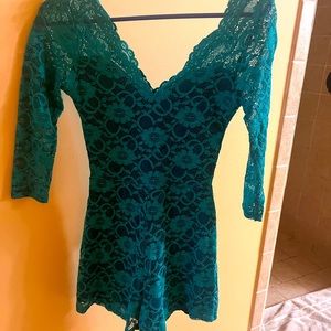 Teal Romper